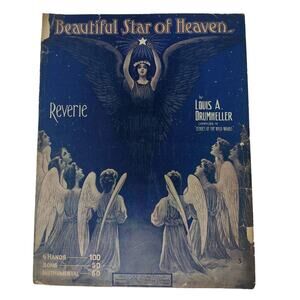 1905 Beautiful Star of Heaven Sheet Music‎ by Louis A Drumheller
